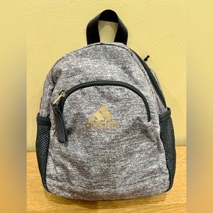 Adidas Linear 3 Mini Jersey Grey White Backpack Bag NWT